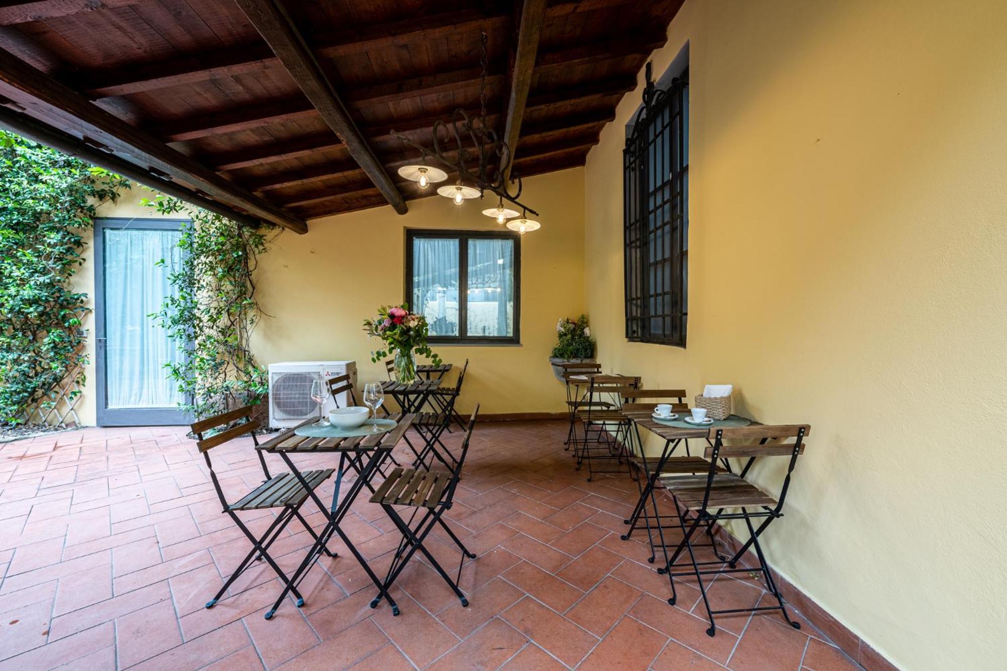 Ferienwohnung Cortile Santa Monaca Florenz Exterior foto