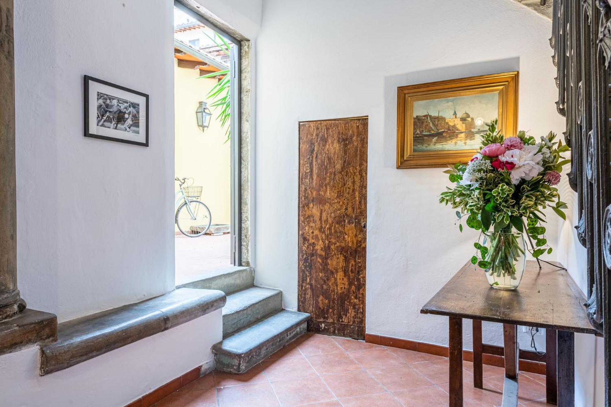 Ferienwohnung Cortile Santa Monaca Florenz Exterior foto